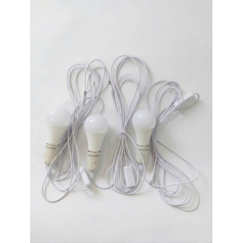 18watts 12V DC Bulb With 5m Cable Lamp Holder Switch -3set