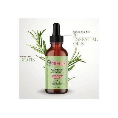 Mielle organic Rosemary Mint Scalp & Hair Strengthening Oil infused with Biotin - 59ml