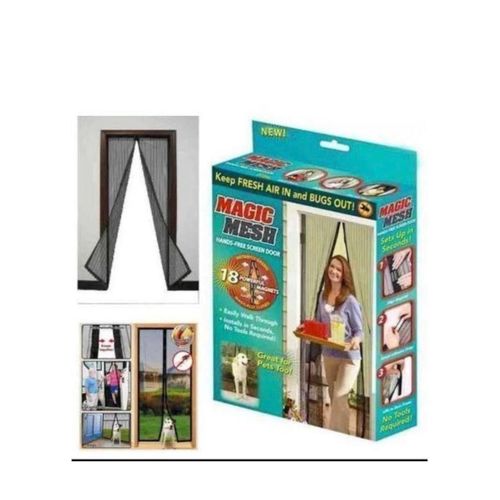 Magic mesh anti mosquitoes transparent screen door