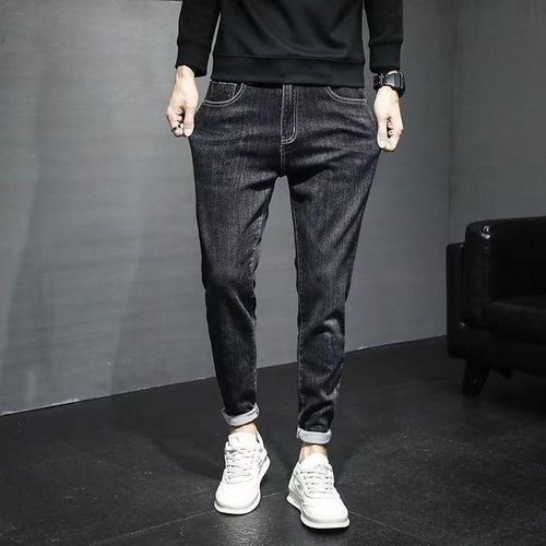 Stone Trendy Quality Jean For Men-Black