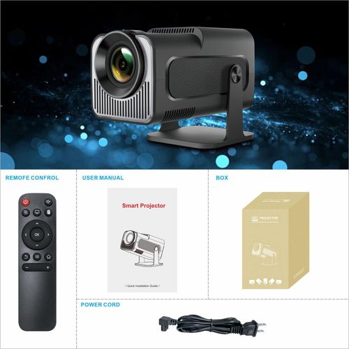 WILDER SCREEN Smart Projector/Mini Projector/Home Projector/Android 11/Powerful Processor /2GB RAM 16GB Storage/Higher Lumens/Auto Focus/WiFi & Bluetooth Connection/Netflix/Youtube