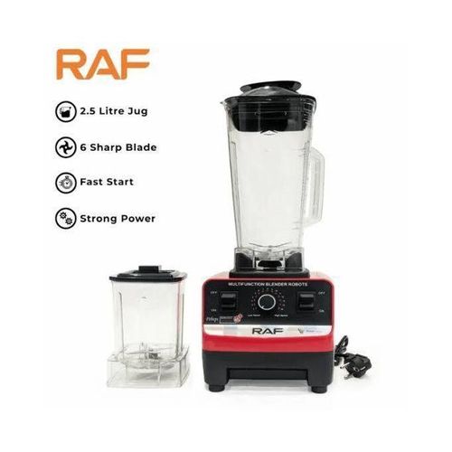 RAF 2-in-1 Electric Blender – 2000W Heavy-Duty Power Mixer,Grinder And Blender
