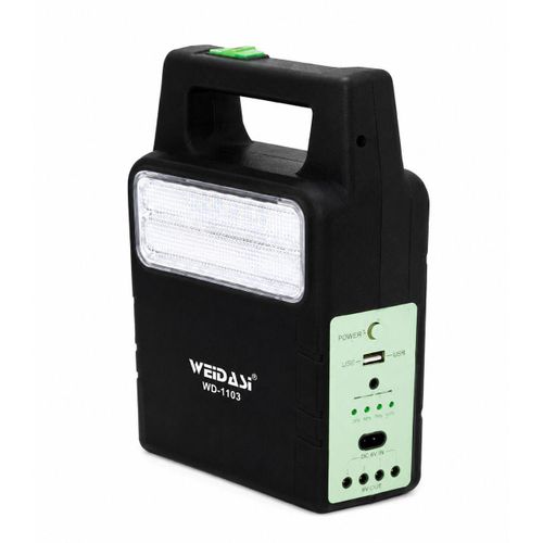 Portable Rechargeable LED Emergency Lantern with USB Charging & Power Bank Function