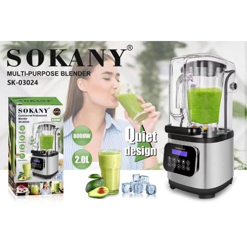 2L Multifunction High Performance Quiet Blender - 8000W