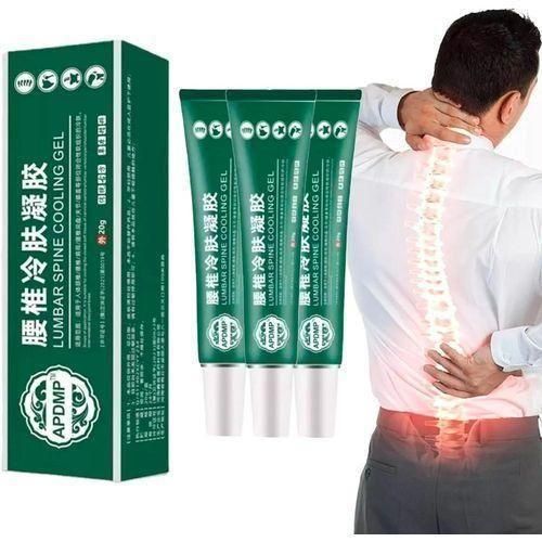 3 PACKS - Cold Compress Lumbar Spine Cooling Gel Pack of 4, Green, Fast Acting, Back Pain Relief