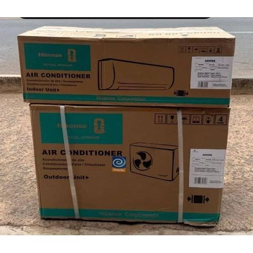 Exclusive Hisense 1HP Split Air Conditioner - AS09DK - Fast Cooling - Low Voltage - Energy Saving - R410 Gas - With Kit