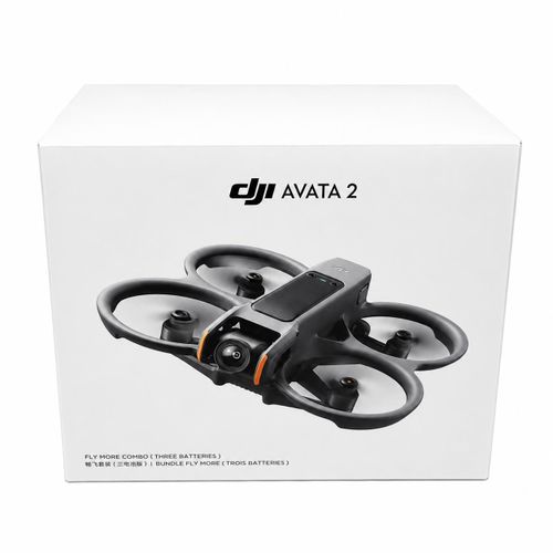 Advanced DJI Avata 2 Fly More Combo Drone With 4K Camera, 3 Intelligent Batteries & Propeller Guard