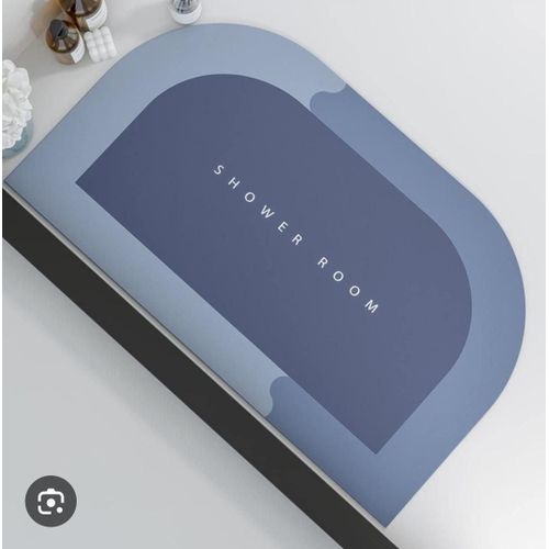 Bathroom Absorbent Bath Mat Non-Slip Quick Dry Memory Foam Floor Rug Soft Coral Velvet Water Absorption Shower Mat 38×58cm