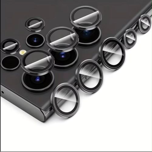 S25 Ultra Camera Lens Protector - Metal Ring Cover, Easy Installation, Anti-Scratch, Case-Friendly.