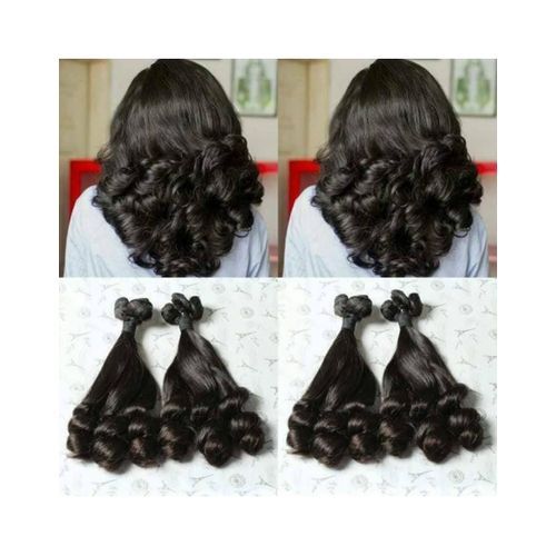 Grade-8A-High Quality-Funmi-Curly--300g-Virgin-Hair-4Bundles