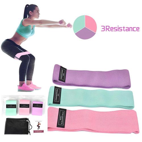 3 Level-Set Exercise Bands Resistance Bands Strap Workout Exercise Training