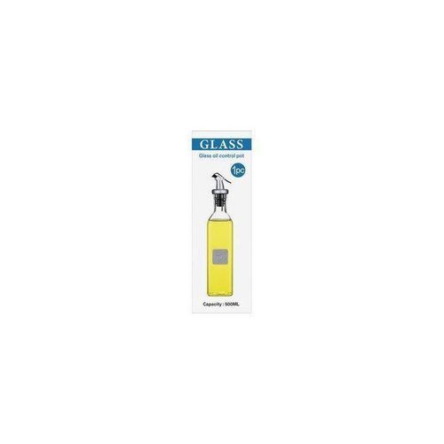 500ml Glass Oil Control Dispenser Bottle – Leak-Proof with Pour Spout