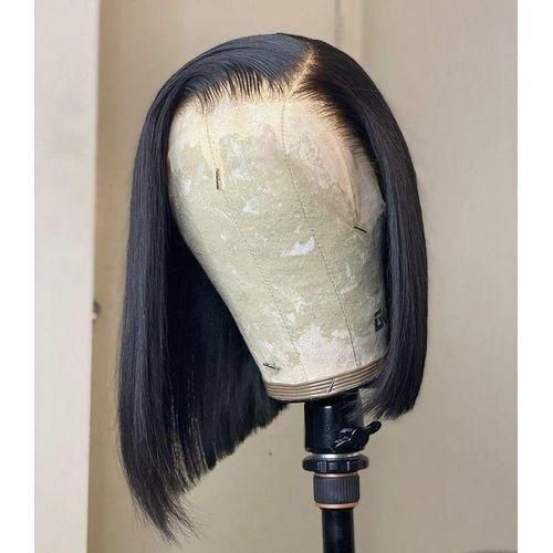 Awoof Glueless Straight Blunt Cut 4 Bundles Not Wig Is Just Bundles