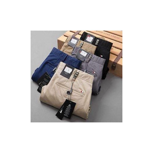 5-in-1 Luxury Men’s Corporate Slim Fit Smart Chinos Trouser Black, Grey and Green