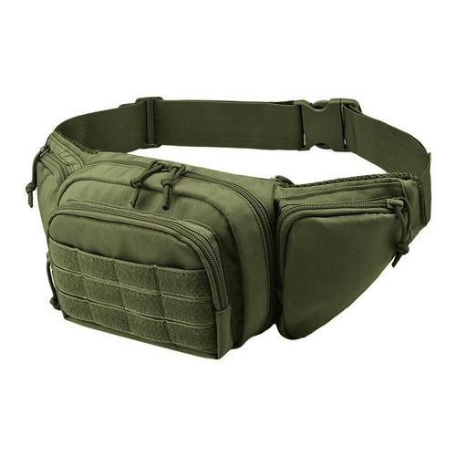 Tactical Waist Bag Crossbody Bag Outdoor Chest Pack Concealed Carry Bag--Black