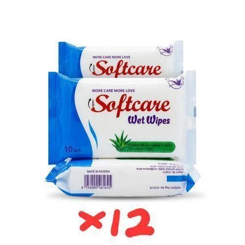 Baby Wet Wipes With Aloe Vera & Vitamin E - Pack of 12 NAFDAC NO:03-8175