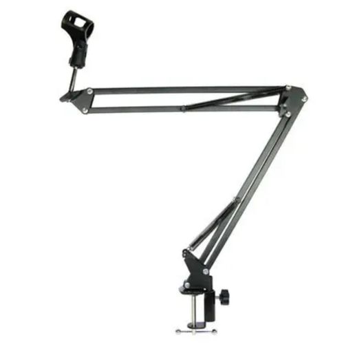 Black Professional Studio Condenser Microphone Suspension Boom Scissor Mic Arm Stand