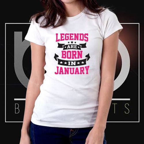 Legends Are Born In January Birthday T-shirt