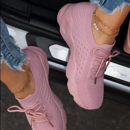Mesh Unisex Sneakers Pink