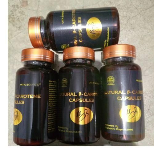 Natural BCarotene Capsules-FertilityStrokeAging