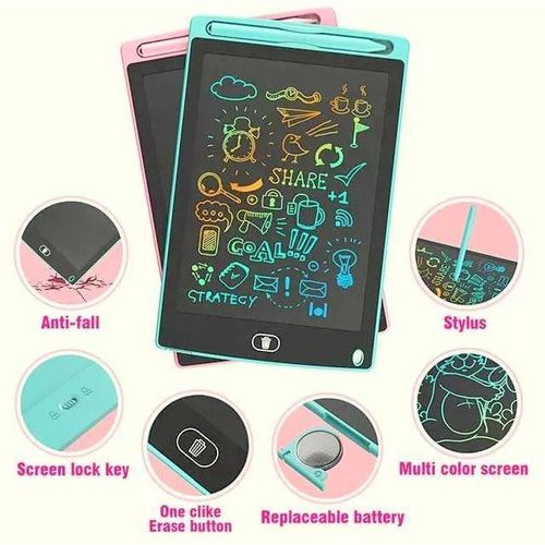 Kids Tablets - Colorful LCD Eraseable Writing Tab - Drawing Pad Doodle Board