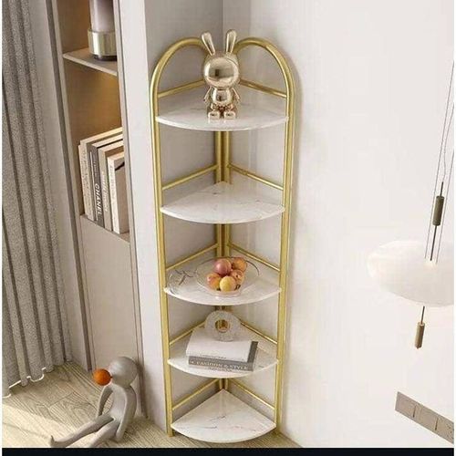 5 TIER LUXURY GOLD Corner Shelf