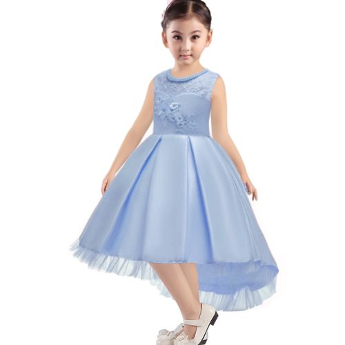 Sky Blue Children Ball Gown, Princess Party Gown