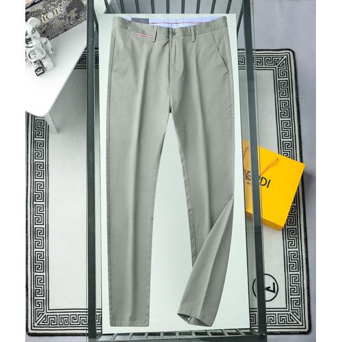 Men's Corporate Quality Office Plain Ash Suit Trouser