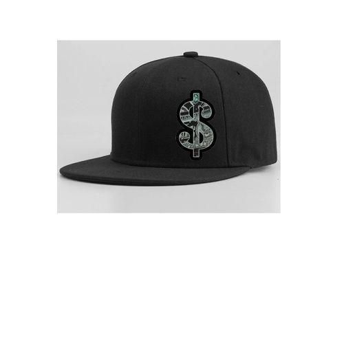 High Design Face Cap/baseball - Black
