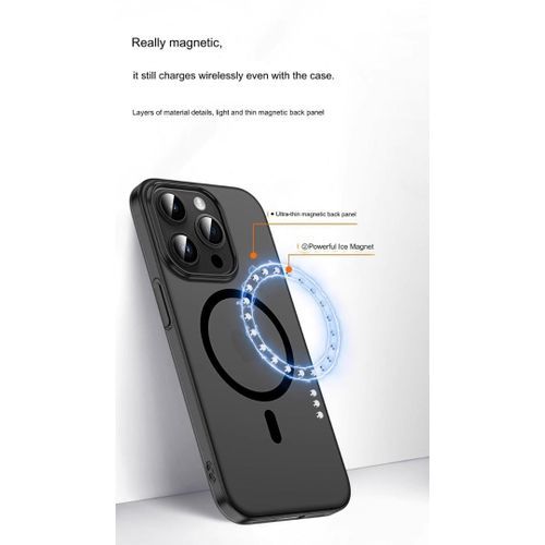 MagSafe Transparent Back Clear Case For Iphone 15 PRO MAX
