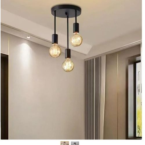 ORIGINAL Beqqk 3-light ceiling light pendant, E27 bulb base(without bulbs)