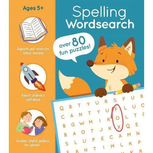 SPELLING WORDSEARCH OVER 80 FUN PUZZLES AGES 5+