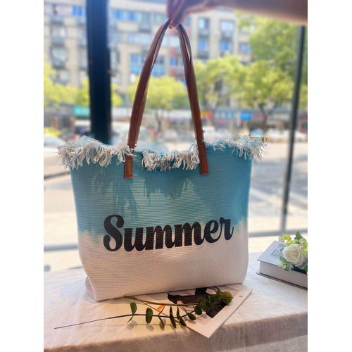 Large Capacity Summer Tote Bag-Beach, Picnic or Travel Bag
