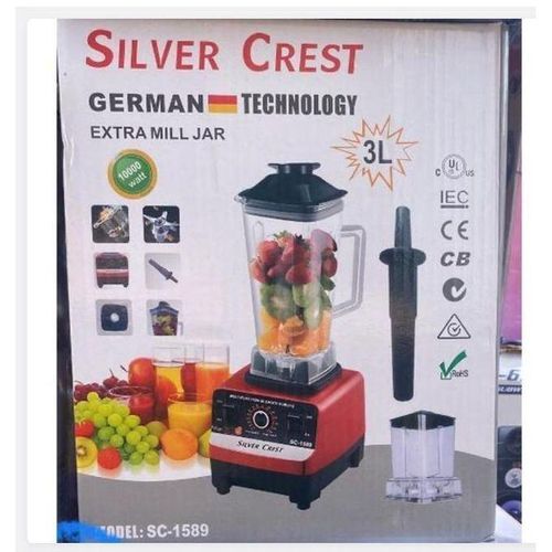 Silvercrest 3L Commercial Blender Heavy Duty Kitchen Food & Smoothie Blender