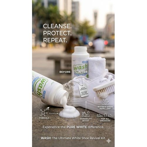 Instantly Shoe Foam Cleaner Restore White Shoes Professional Foam Cleaner Travel Size Removes Mud, Grass Stains & Scuffs in Seconds, White Shoe Cleaner Foam Spray Multi-Surface Safe Stain Eraser for Sneakers, Tennis Shoes, Casual Footwear 150ml