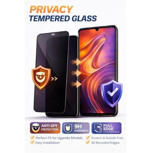 A19 Privacy Tempered Glass Protector Full Edge-to-Edge guard