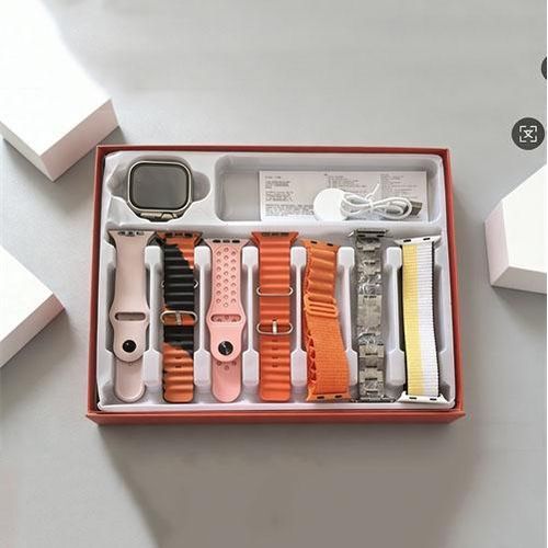 S100 Ultra2 Bluetooth Smartwatch with Calling - 2.19-inch Touchscreen, 7-Strap Set
