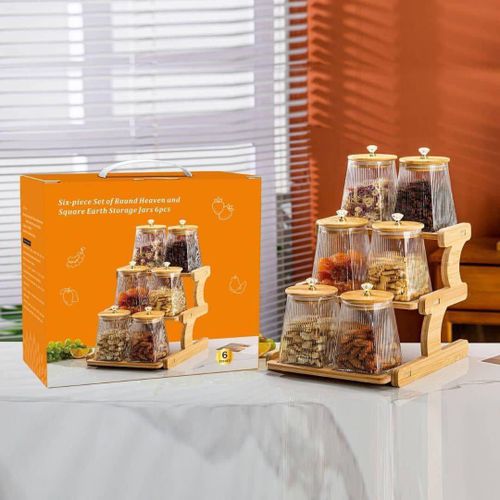 Round Heaven and Square Earth Storage Jar Set