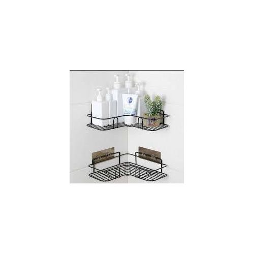 2pcs Anti-Rust Bathroom Storage Sheif Rack Holder