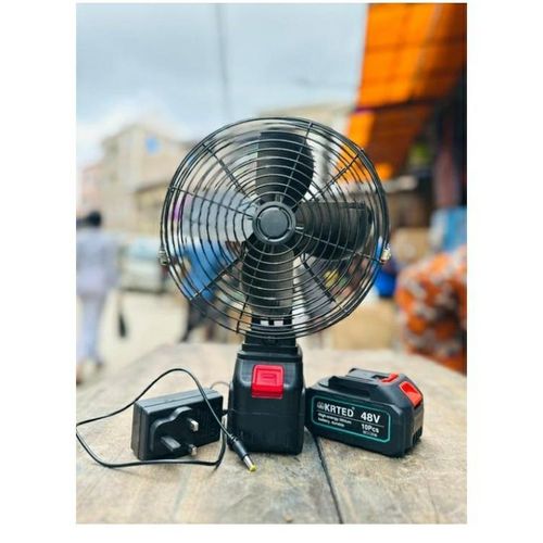 Lithium battery Portable rechargeable fan ,long battery life and strong airflow