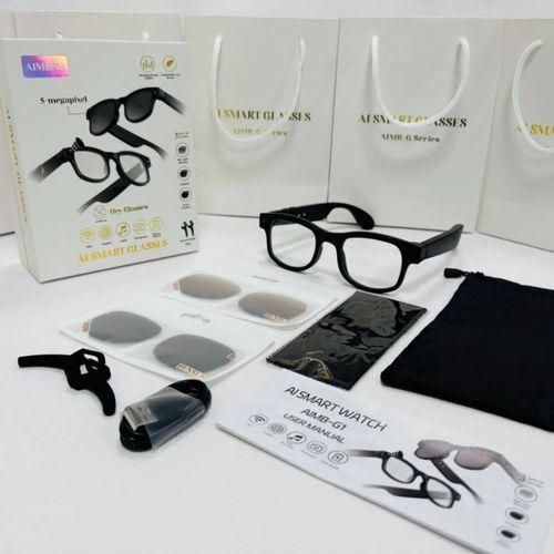 500W AIMB-G1 Smart Glass Fashionable Video Camera AI Photo Translation Glass Object Recognition Chatgpt for BT Call Music features