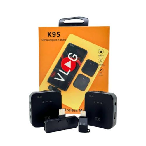 K95 Ultra Compact 2.4GHZ Wireless Microphone VLOG