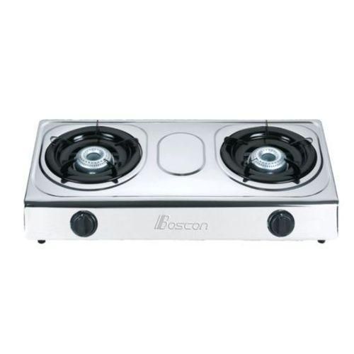 .Boscon Auto Ignition Table Top Gas Cooker-2 Burner + free gun lighter