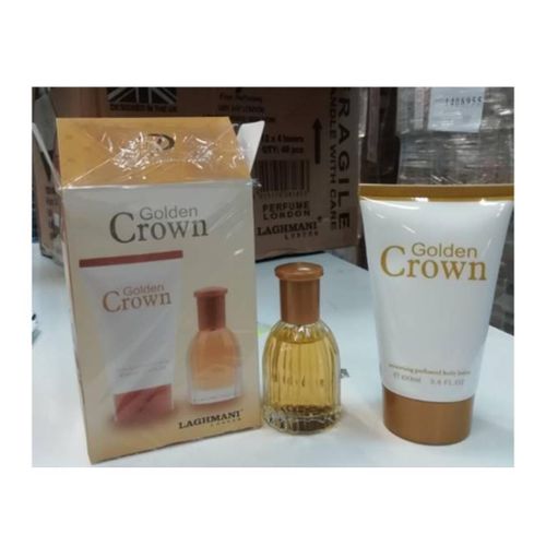 Perfume London – Golden Crown Set - 100ml body lotion & 30ml perfume
