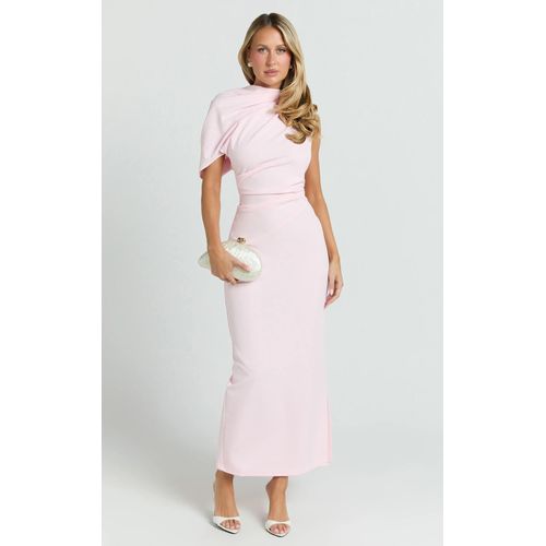 Visenta Midi Dress - Asymmetrical Sleeve Dress