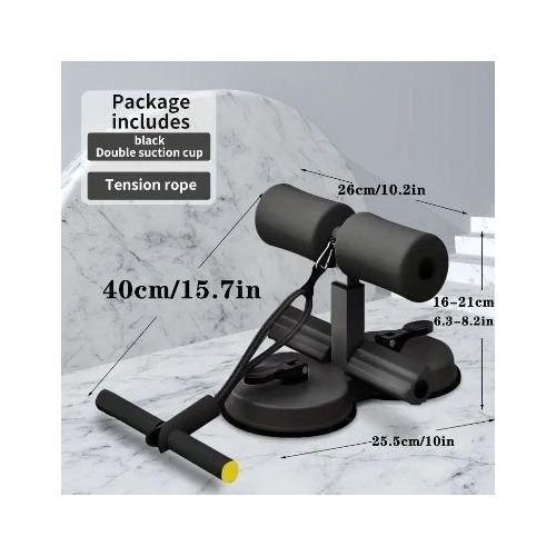 Multifunctional sit-up trainer with resistance rope