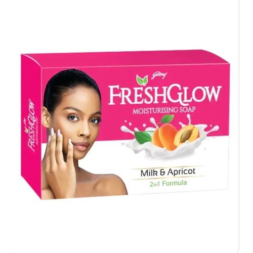 FRESH-GLOW MOISTURIZING SOAP MILK & APRICOT-3 Piece