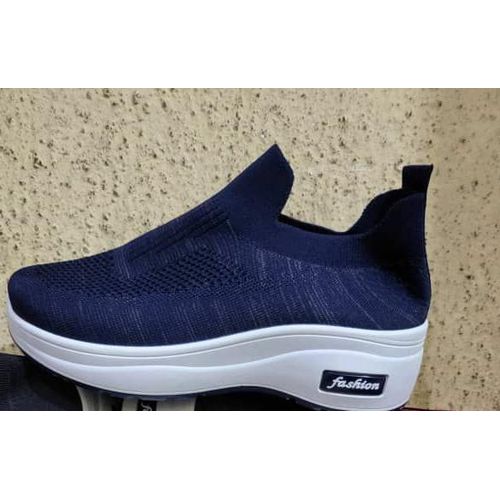 Blue Casual Female unique sneakers unique