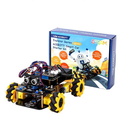 Smart 4WD car kit for both beginner and advanced robotics training STEM EDUCATIONAL GAMING DIY CODING KIT