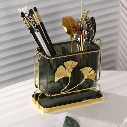 ACRYLIC CUTLERY STORAGE RACK/HOLDER